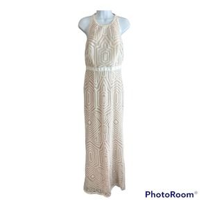 New Laundry by Shelli Segal Warm White Gown Size 6